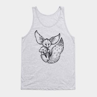 A Levity of Animals: Finicky Fox Tank Top